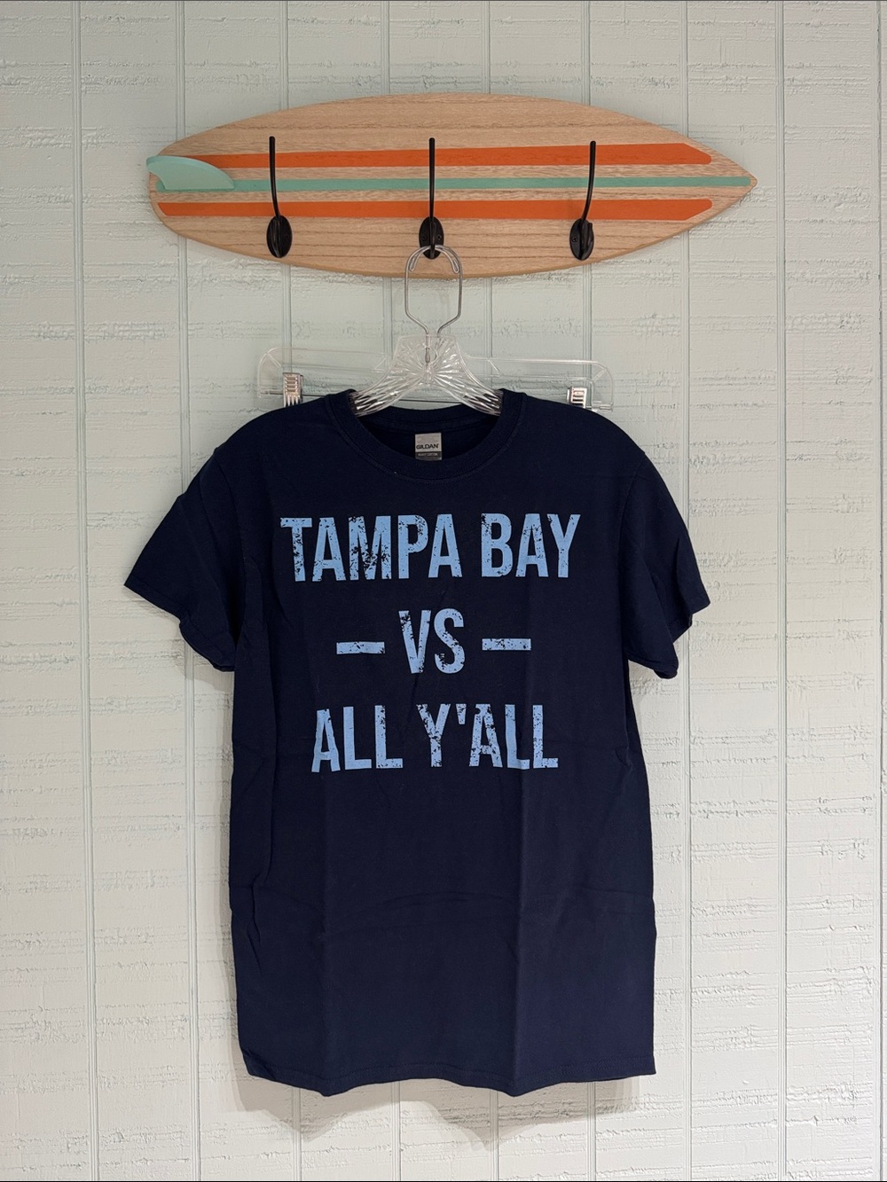 Tampa Bay Rays vs. All Y'all Navy Graphic Tee